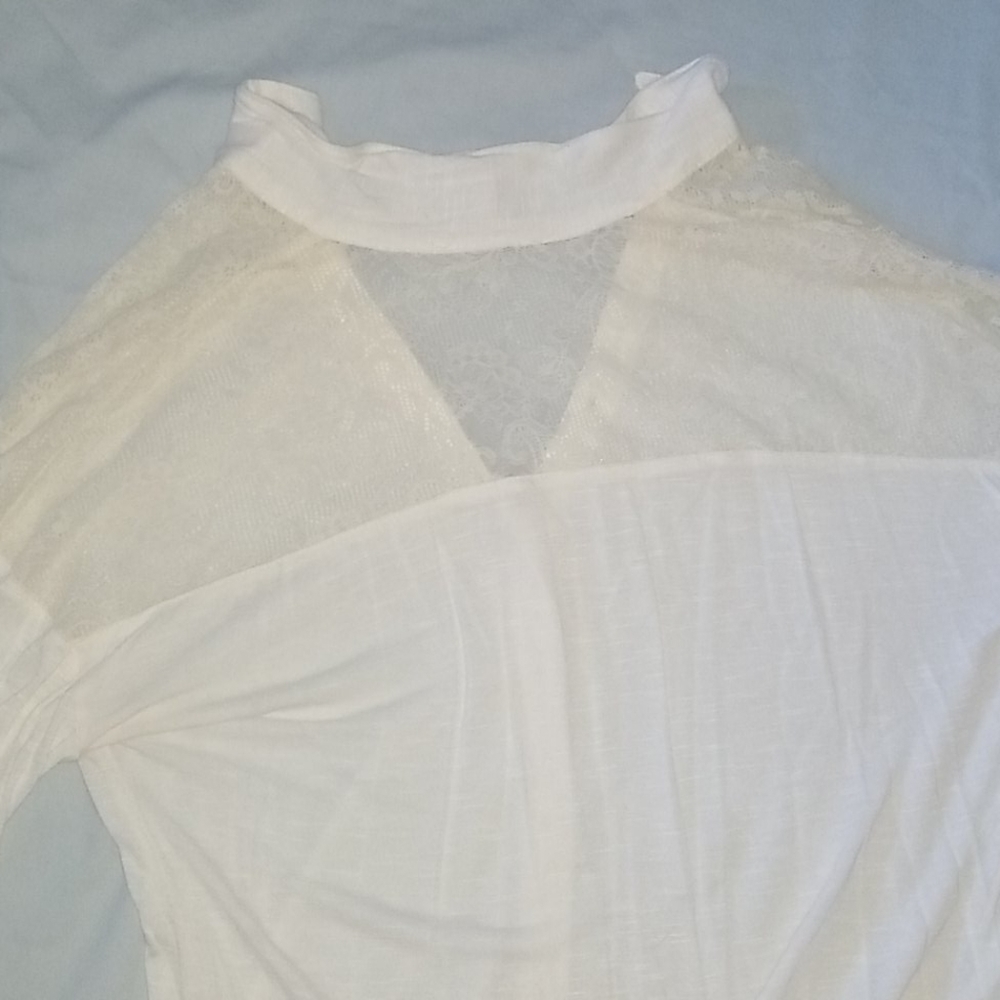 Kirra cream lace button up